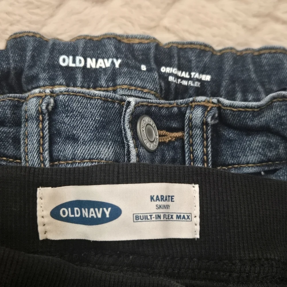 Old Navy - Boys Jeans Bundle - Built in Flex Jeans, Size 5